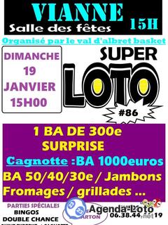 Photo du loto 15h super loto du vabasket (voir affiche)