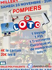 Photo du loto 1er grand Loto des Sapeurs Pompiers de Millery