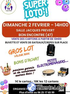 Photo du loto 1er LOTO APE Collège La Rocal - 14h00