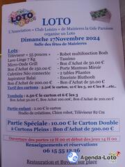 Photo du loto 1er Loto club loisirs