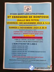 Photo du loto 2 hypers lotos organises par athletisme saint lois