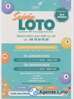 Photo du loto 2 lotos a st martin des entrees anime par chris animation