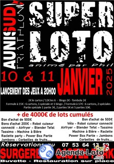 Photo du loto 2 super lotos Aunis Sud Triathlon