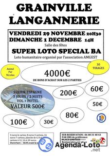 Photo du loto 2 Super Lotos humanitaires