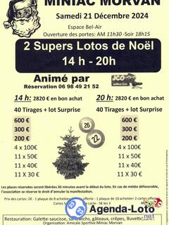 Photo du loto 2 supers lotos AS Miniac Football avec JCO