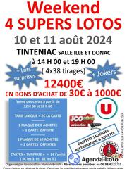 Photo du loto 2 supers lotos association Human Breizh avec JCO