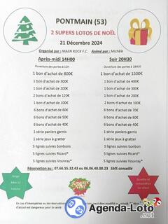 Photo du loto 2 supers lotos de Noël