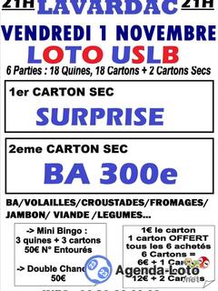 Photo du loto 21h loto vab et uslb