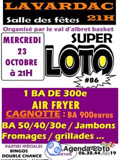 Photo du loto 21h loto val d'Albret basket