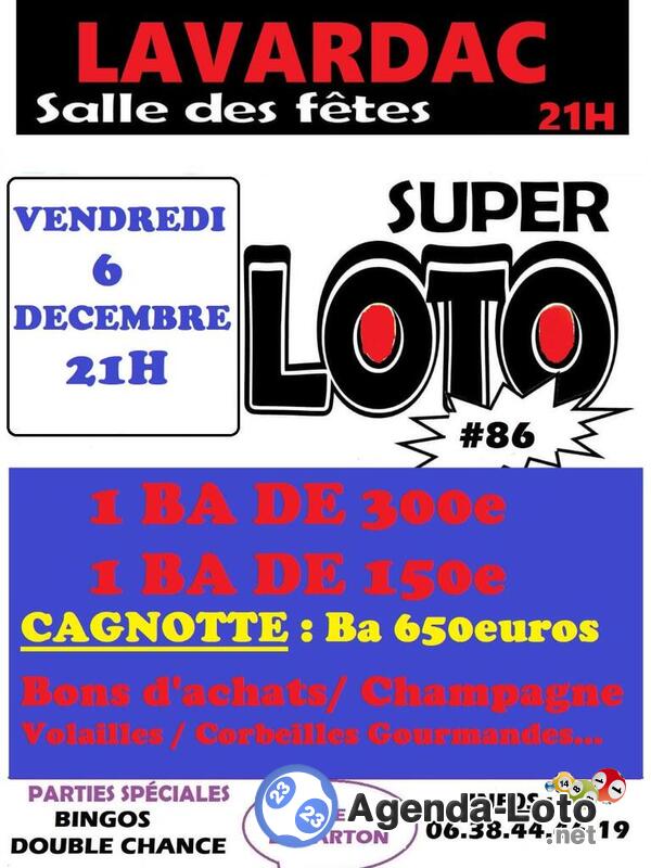 21h loto val d'Albret basket ( voir affiche)