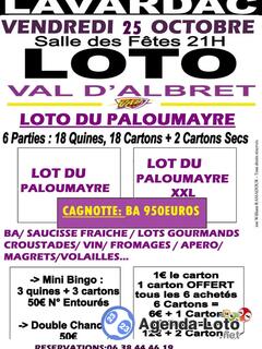 Photo du loto 21h loto val d'Albret basket ( voir affiche)