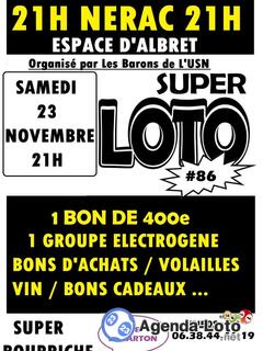 Photo du loto 21h mega loto des barons de l'albret