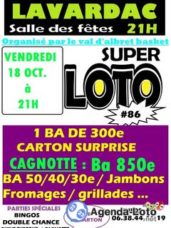 Photo du loto 21h super loto du vabasket