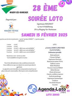 Photo du loto 28 ème loto de magny fêtes et animations