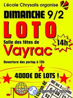 Photo du loto 2ème Loto de l'école Chrysalis