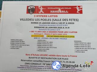 Photo du loto 3 hypers lotos organises par le hand ball