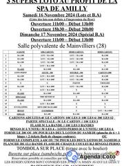 Photo du loto 3 supers loto au profit de la spa de amilly