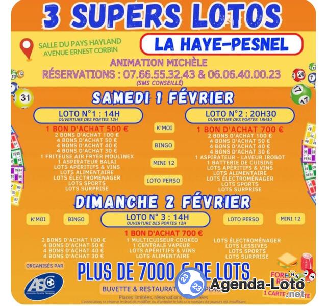 3 supers lotos