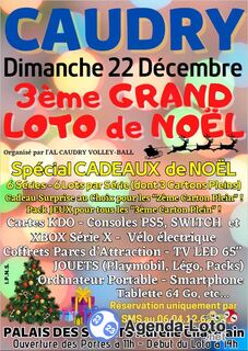 Photo du loto 3ème grand loto special cadeaux de noël