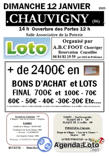 Photo du loto A.B.C. FOOT animé par Monique