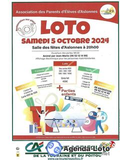 Photo du loto APE ASLONNES animé par jean marie