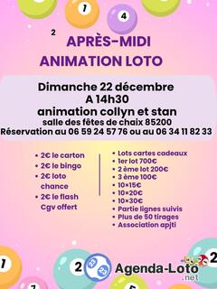 Photo du loto Après midi animation loto avec 2 packs loto