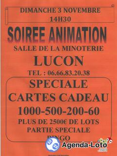 Photo du loto Après midi Animation Loto Spéciale Cartes Cadeau