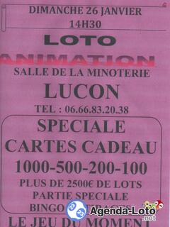 Photo du loto Après midi Animation Loto Spéciale Cartes Cadeau