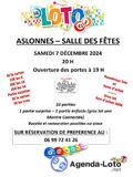 Aslonnes Loto organise par le Comité fêtes salle des fêtes