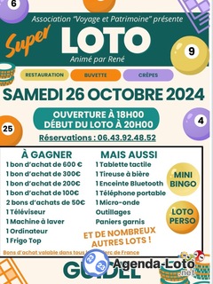 Photo du loto Association Voyage et Patrimoine - GUIDEL