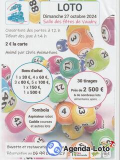 Photo du loto Au loto de la gare a vire anime par chris animation