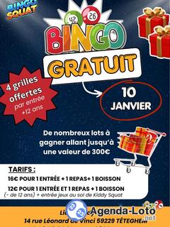 Photo du loto Bingo gratuit dunkerque 10.01.25