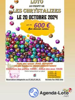 Photo du loto Les CHRYSTALIZES font leur loto