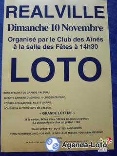 Photo du loto Club des aines de realville cayrac