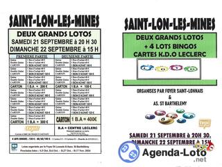 Photo du loto Deux grands lotos bingos