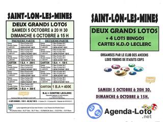 Photo du loto Deux grands lotos bingos