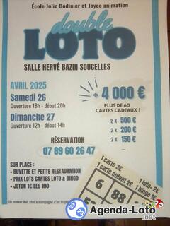 Photo du loto Double loto apel julie bodinier par joce animation