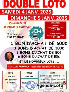 Photo du loto Double loto JCM Family ( animation jean-marie)