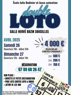 Photo du loto Double loto Julie Bodinier