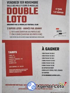 Photo du loto Double loto organisé par le MFC animé par JOHNNY