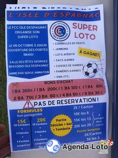 Photo du loto fcc isle depagnac