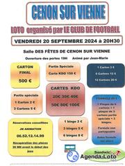 Photo du loto Foot de cenon sur vienne