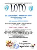 Friesenheim. 1 er loto Dimanche 3 Novembre 2024.