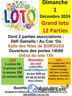 Photo du loto Grand loto 12 Parties