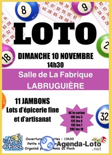 Photo du loto Grand Loto des Amis du Pioch