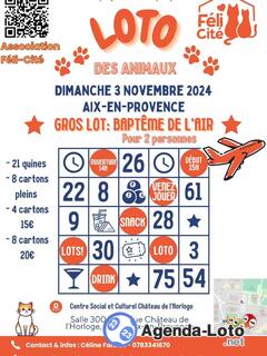 Photo du loto Grand loto des animaux