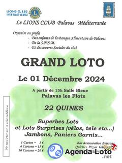 Photo du loto Grand LOTO annuel du LIONS CLUB