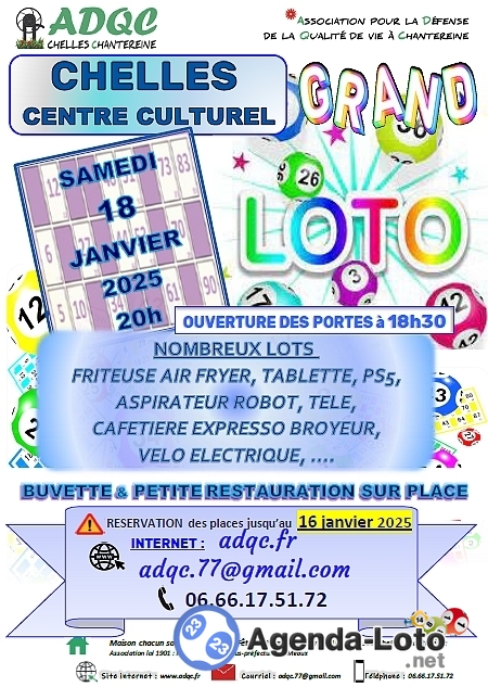 Grand loto annuel de l' adqc