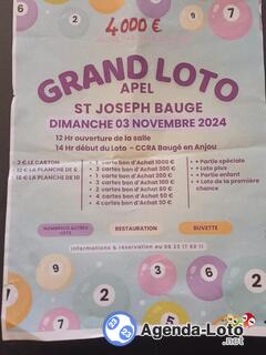 Photo du loto Grand loto apel st joseph bauge