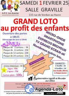 Photo du loto Grand loto au profit des enfants par l'ape les acacias